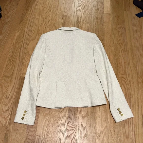 smythe off white floral lace jacquard blazer - Picture 8 of 13